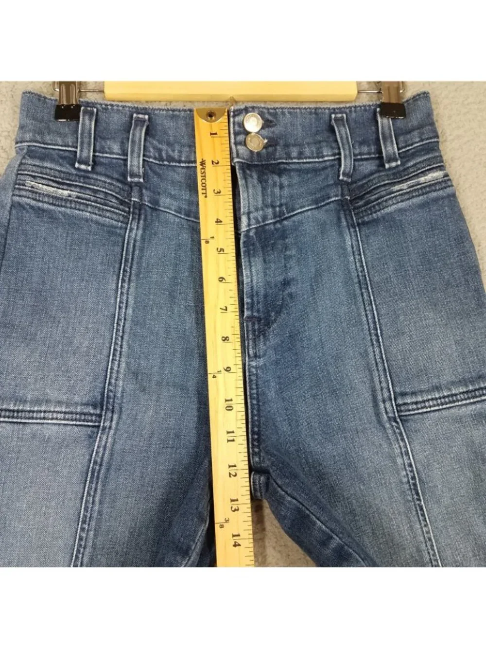 Hudson Jean Shorts Women's 30 Denim Bermuda Organic Stretch 7.5